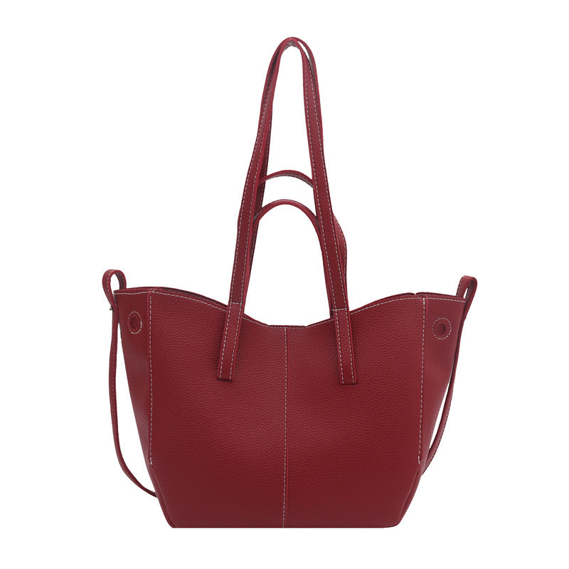 Women's Wing Tote Bag with Large Capacity Retro Shoulder Design