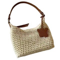 Women's Woven Tote Shoulder Bag